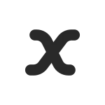 Sign X SVG Icon